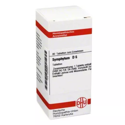 SYMPHYTUM D 6 δισκία, 80 κάψουλες