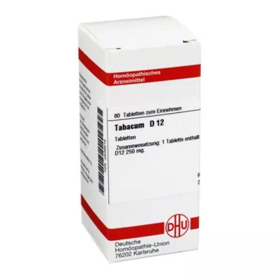TABACUM D 12 δισκία, 80 κάψουλες