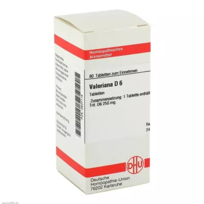 VALERIANA D 6 δισκία, 80 κάψουλες