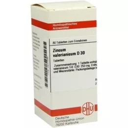 ZINCUM VALERIANICUM D 30 δισκία, 80 κάψουλες