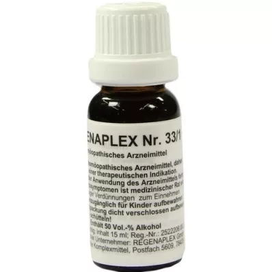 REGENAPLEX No.33/1 σταγόνες, 15 ml