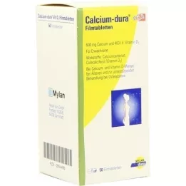CALCIUM DURA Βιταμίνη D3 επικαλυμμένα με λεπτό υμένιο δισκία, 50 τεμάχια