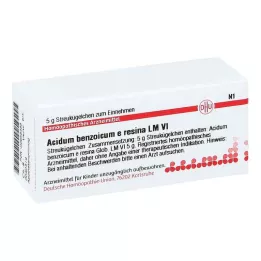 ACIDUM BENZOICUM e resina LM VI Σφαιρίδια, 5 g