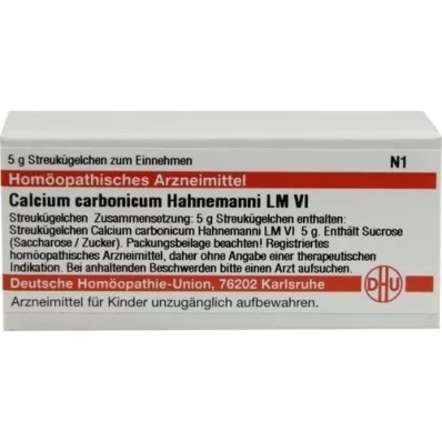 CALCIUM CARBONICUM Hahnemanni LM VI Σφαιρίδια, 5 g