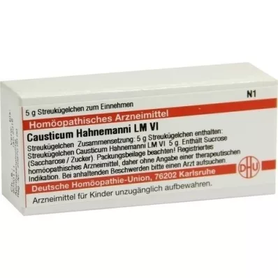 CAUSTICUM HAHNEMANNI LM VI Σφαιρίδια, 5 g