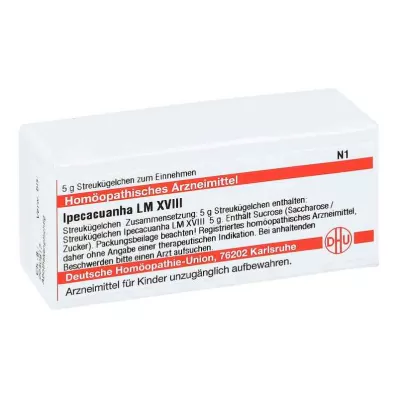 IPECACUANHA LM XVIII Σφαιρίδια, 5 g IPECACUANHA LM XVIII Σφαιρίδια, 5 g