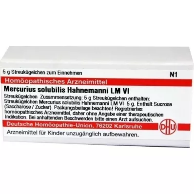 MERCURIUS SOLUBILIS Hahnemanni LM VI Σφαιρίδια, 5 g