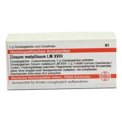 ZINCUM METALLICUM LM XVIII Σφαιρίδια, 5 g
