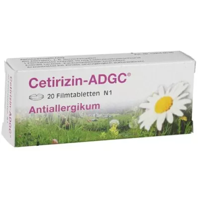 CETIRIZIN ADGC Επικαλυμμένα με λεπτό υμένιο δισκία, 20 τεμάχια