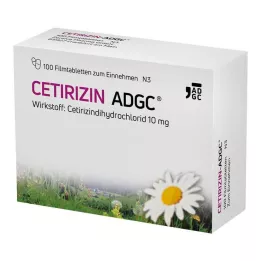 CETIRIZIN ADGC Επικαλυμμένα με λεπτό υμένιο δισκία, 100 τεμάχια