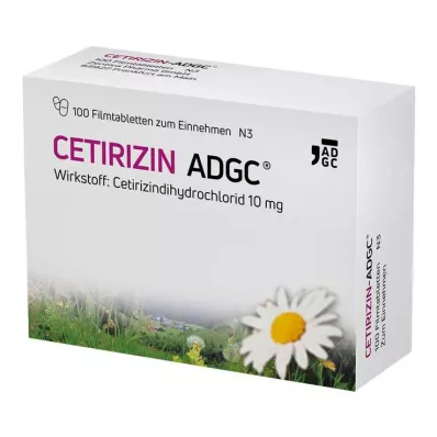 CETIRIZIN ADGC Επικαλυμμένα με λεπτό υμένιο δισκία, 100 τεμάχια