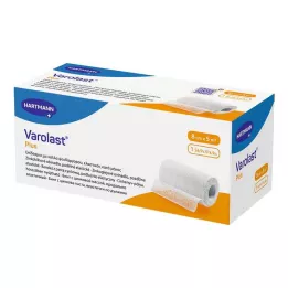 VAROLAST Επίδεσμος με πάστα ψευδαργύρου 8 cmx5 m, 1 τεμάχιο