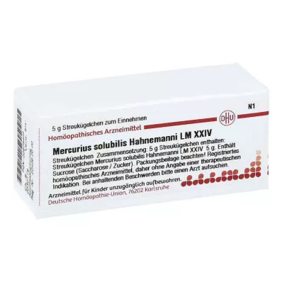MERCURIUS SOLUBILIS Hahnemanni LM XXIV Σφαιρίδια, 5 g MERCURIUS SOLUBILIS Hahnemanni LM XXIV Σφαιρίδια, 5 g