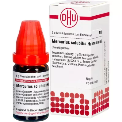 MERCURIUS SOLUBILIS Hahnemanni LM XXX Σφαιρίδια, 5 g