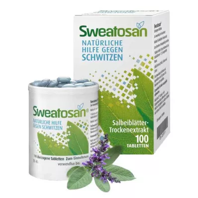 SWEATOSAN επικαλυμμένα δισκία, 100 τεμάχια SWEATOSAN επικαλυμμένα δισκία, 100 τεμάχια