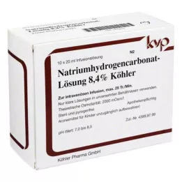 NATRIUMHYDROGENCARBONAT-Διάλυμα Köhler 8,4%, 10X20 ml