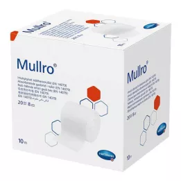 MULLRO Γάζα 10 cmx10 m τυλιγμένη σε ρολό, 1 τεμάχιο