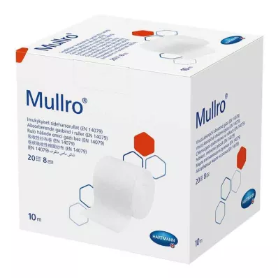 MULLRO Γάζα 10 cmx10 m τυλιγμένη σε ρολό, 1 τεμάχιο