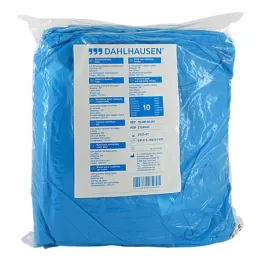 BESUCHERKITTEL πλεκτές μανσέτες για δέσιμο 120x144 cm μπλε, 10 τμχ