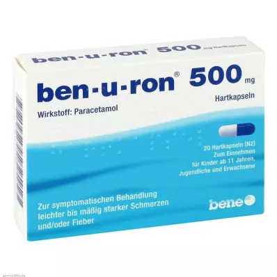 BEN-U-RON κάψουλες των 500 mg, 20 τεμάχια