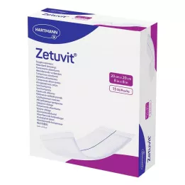 ZETUVIT Κομπρέσες αναρρόφησης αποστειρωμένες 20x20 cm, 15 τεμάχια