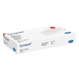 EYCOPAD Κομπρέσες ματιών 56x70 mm μη αποστειρωμένες, 50 τεμάχια