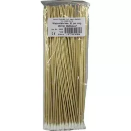 WATTESTÄBCHEN με κεφαλή από βαμβάκι 23 cm, 100 τεμάχια