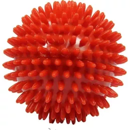 MASSAGEBALL Μπάλα σκαντζόχοιρου 9 cm κόκκινη, 1 τεμάχιο