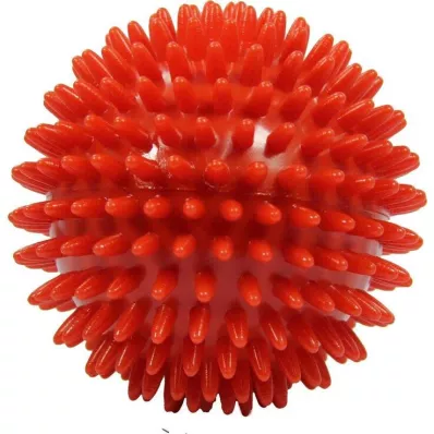 MASSAGEBALL Μπάλα σκαντζόχοιρου 9 cm κόκκινη, 1 τεμάχιο