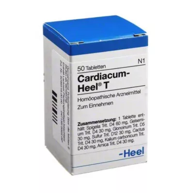 CARDIACUM Ταμπλέτες Heel T, 50 τεμάχια