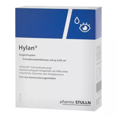 HYLAN οφθαλμικές σταγόνες 0,65 ml, 60 τεμάχια