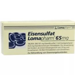 EISENSULFAT Lomapharm 65 mg επικαλυμμένο δισκίο, 50 τεμάχια