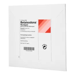 BETAISODONA Γάζα για τραύματα 10x10 cm, 10 τεμάχια
