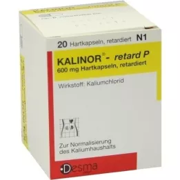 KALINOR retard P 600 mg σκληρές κάψουλες, 20 τεμάχια