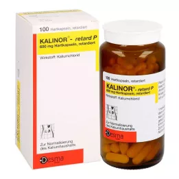 KALINOR retard P 600 mg σκληρές κάψουλες, 100 τεμάχια