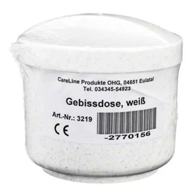 GEBISSDOSE με ένθετο και καπάκι λευκό, 1 τεμ