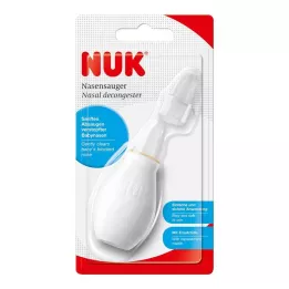 NUK Ρινική αναρρόφηση μεγέθους 1 λευκό κουτί, 1 τεμάχιο