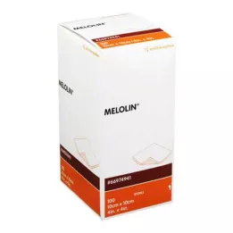 MELOLIN Επίδεσμοι τραυμάτων 10x10 cm αποστειρωμένοι, 100 τεμάχια