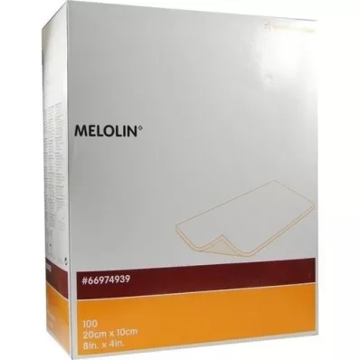 MELOLIN Επίδεσμοι τραυμάτων 10x20 cm αποστειρωμένοι, 100 τεμάχια