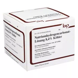 NATRIUMHYDROGENCARBONAT-Διάλυμα Köhler 8,4%, 25X20 ml