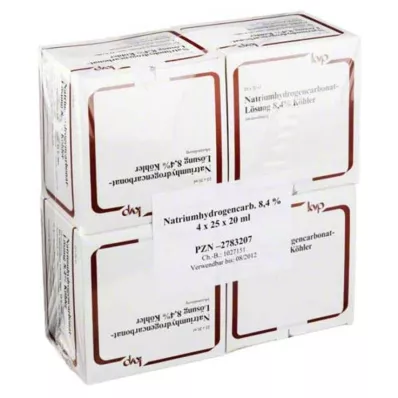 NATRIUMHYDROGENCARBONAT-Διάλυμα Köhler 8,4%, 100X20 ml