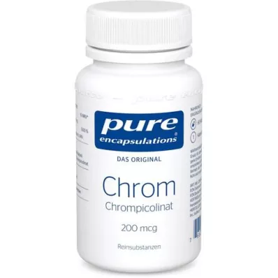 PURE ENCAPSULATIONS Κάψουλες χρωμίου Chrompicol.200μg, 60 τεμάχια