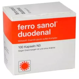 FERRO SANOL δωδεκαδακτυλικό Hartkaps.m.msr.überz.Pell., 100 τεμ