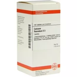 CALCIUM FLUORATUM D 3 δισκία, 200 κάψουλες