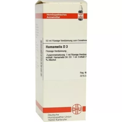 HAMAMELIS Αραίωση D 3, 50 ml