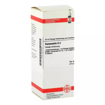 HAMAMELIS Αραίωση D 3, 50 ml