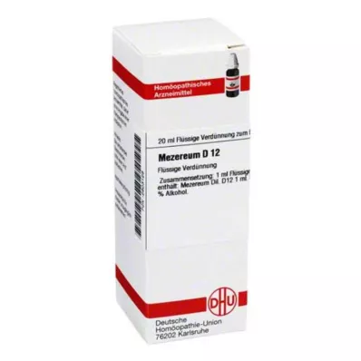 MEZEREUM D 12 αραίωση, 20 ml MEZEREUM D 12 αραίωση, 20 ml