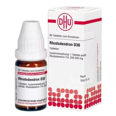 RHODODENDRON D 30 δισκία, 80 κάψουλες