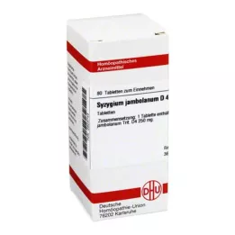 SYZYGIUM JAMBOLANUM D 4 δισκία, 80 κάψουλες