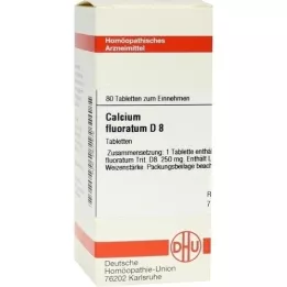 CALCIUM FLUORATUM D 8 δισκία, 80 κάψουλες